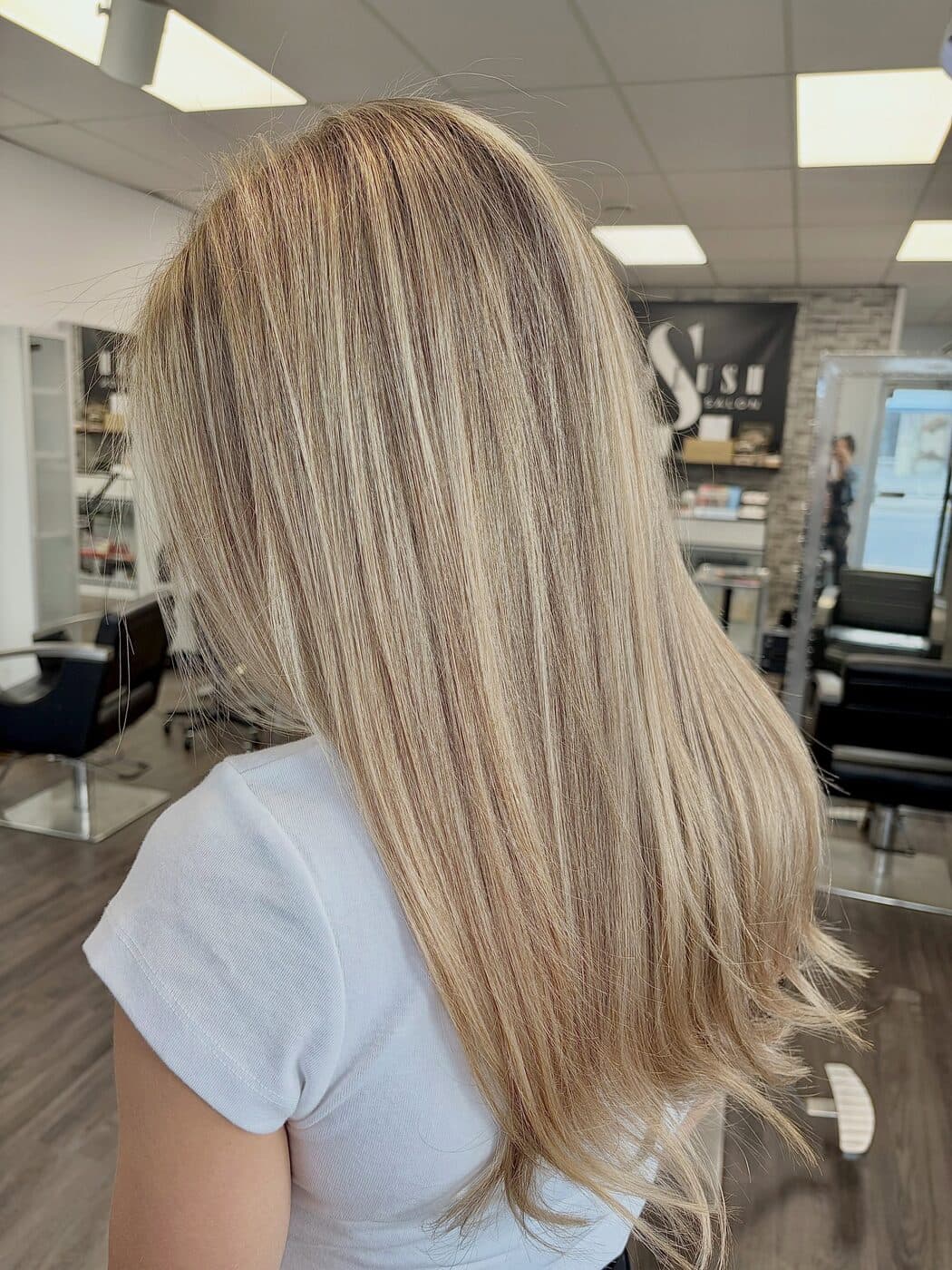 Hand-painted balayage